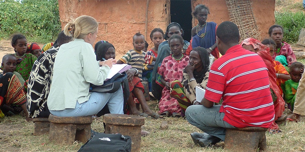 Field work in Africa