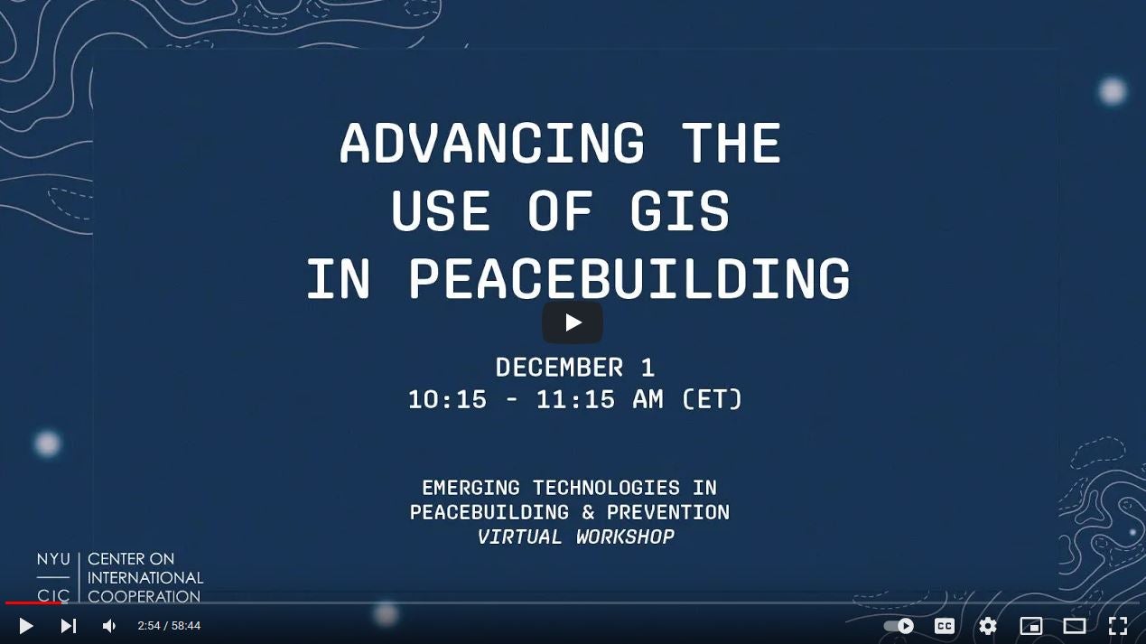 screenshot_advancing use of GIS in peacebuilding