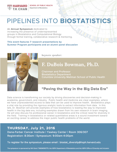 Pipelines into Biostatistics Symposium