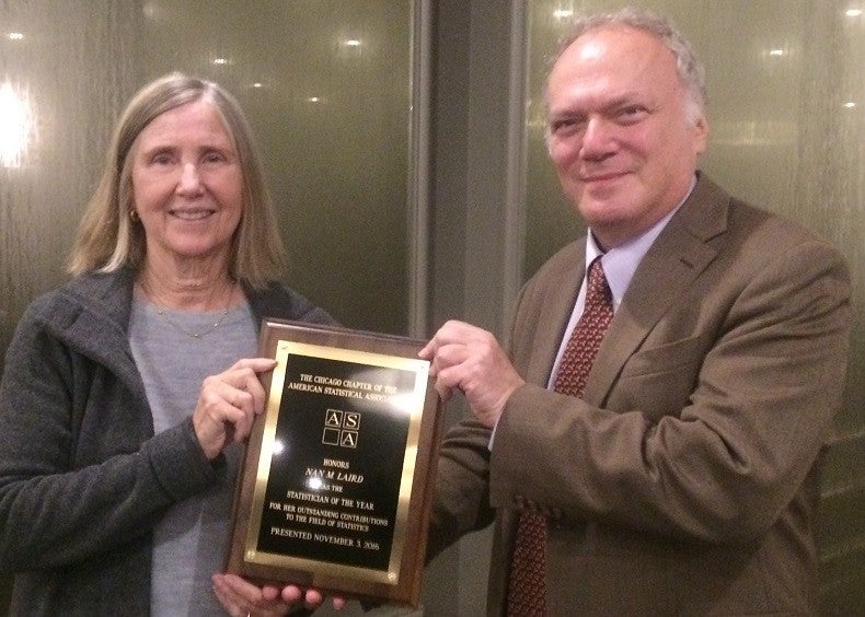 Nan Laird Named Statistician of the Year by Chicago ASA