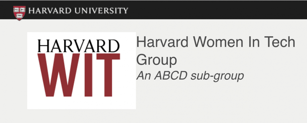 Harvard Women in Tech Group Meeting