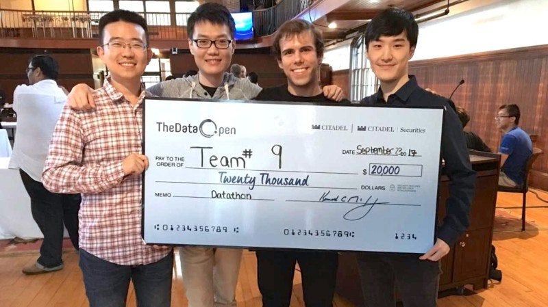 Siyuan Ma & Boyu Ren Win Boston Datathon!