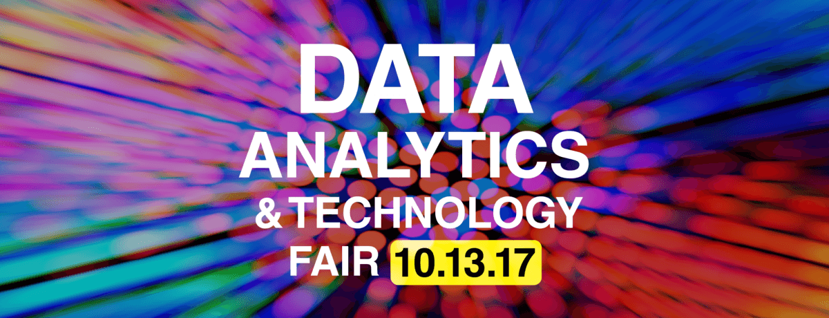Data Analytics & Technology Fair – 10/13