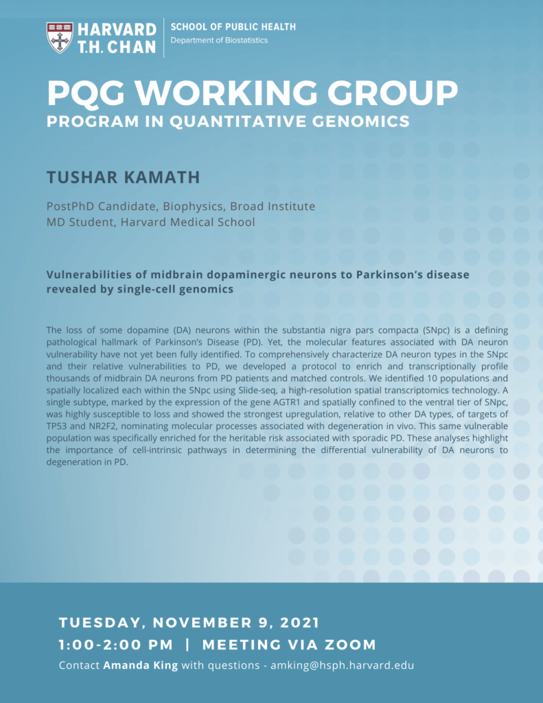 PQG Working Group Flyer