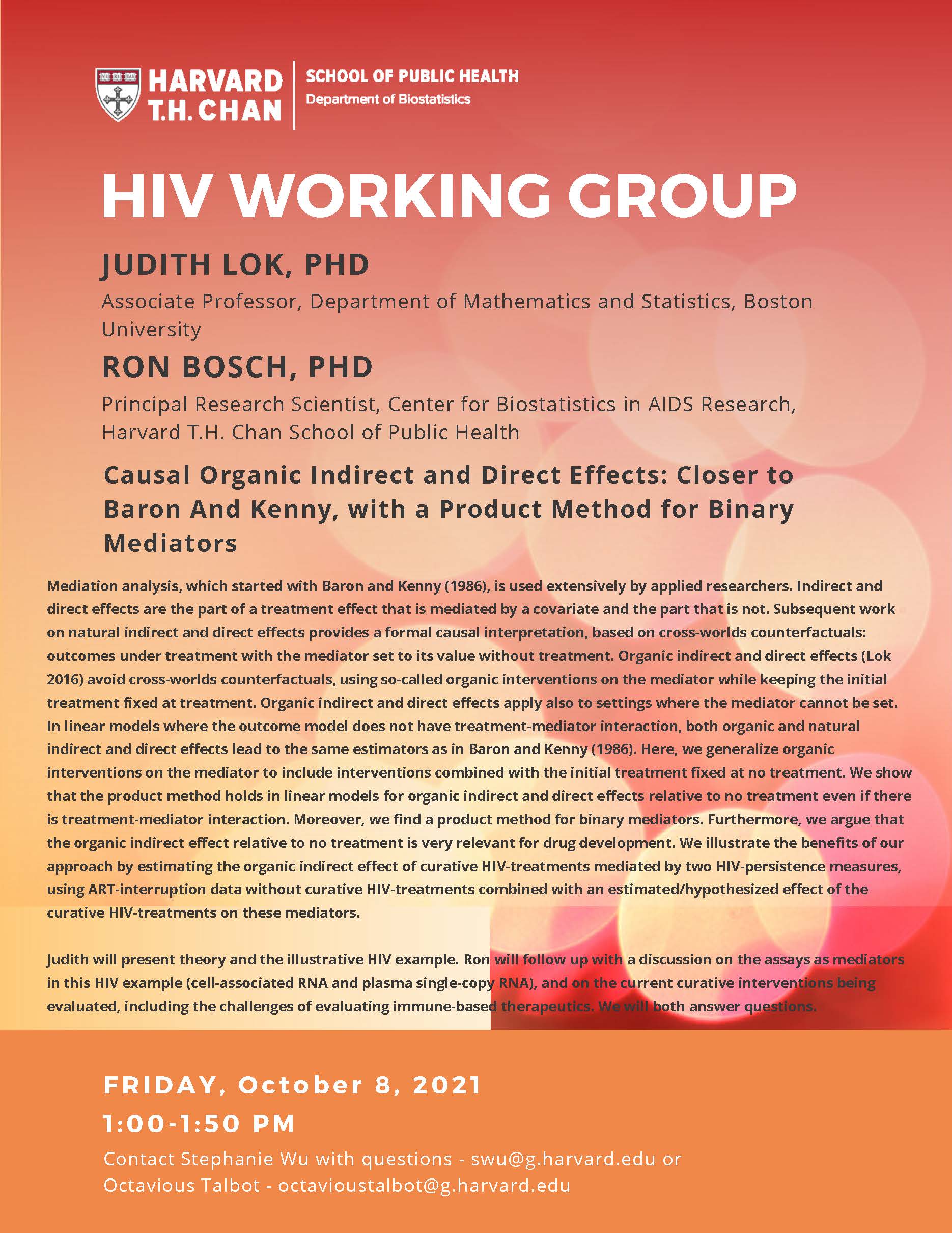 HIV Working Group 10-8-21 Flyer