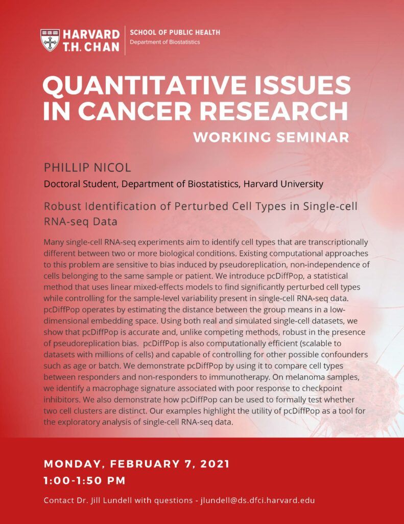 Cancer Working Group Flyer
