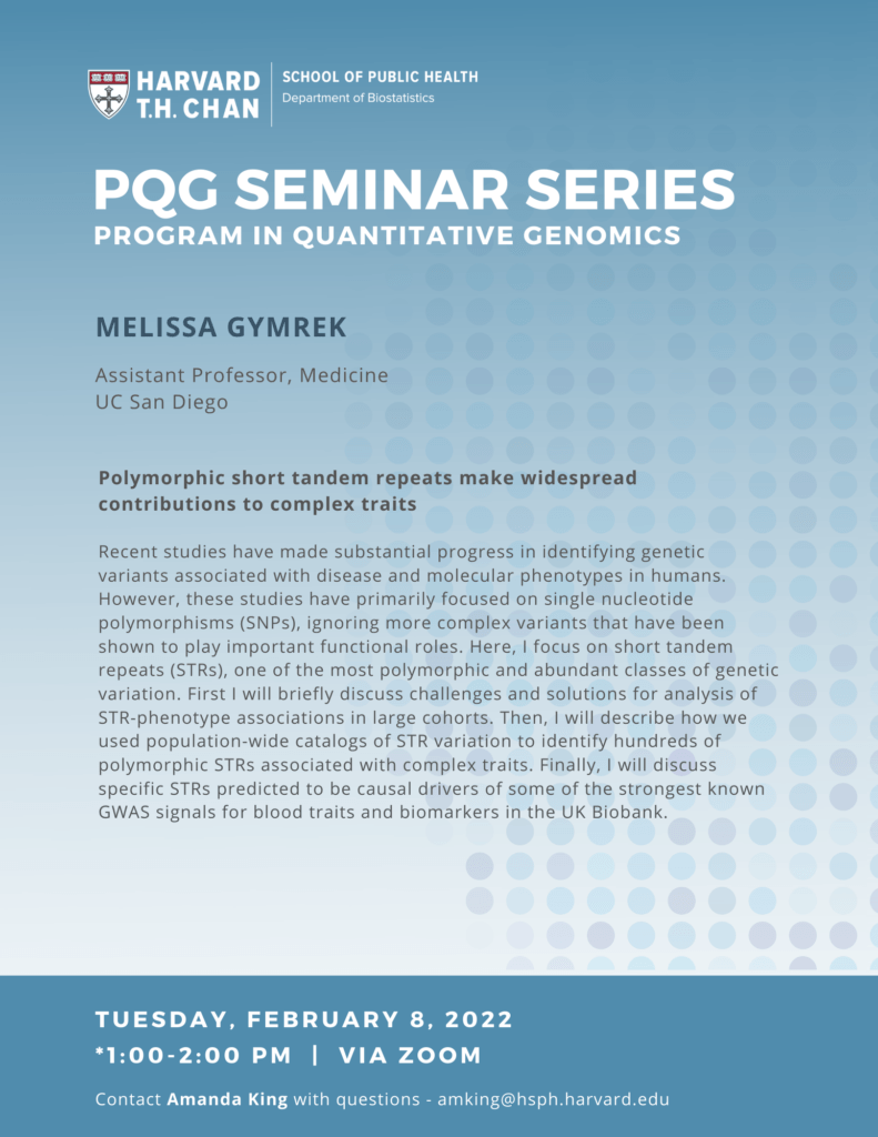 PQG Seminar Flyer