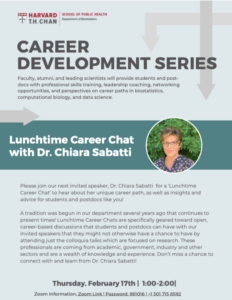Career Development Series Flyer