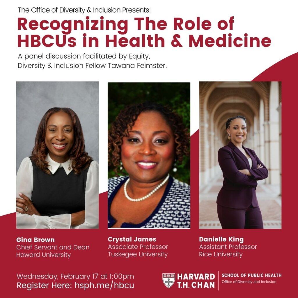 Recognizing the Role of HBCUs in Health & Medicine Flyer