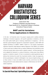 Harvard Biostatistics Colloquium Series