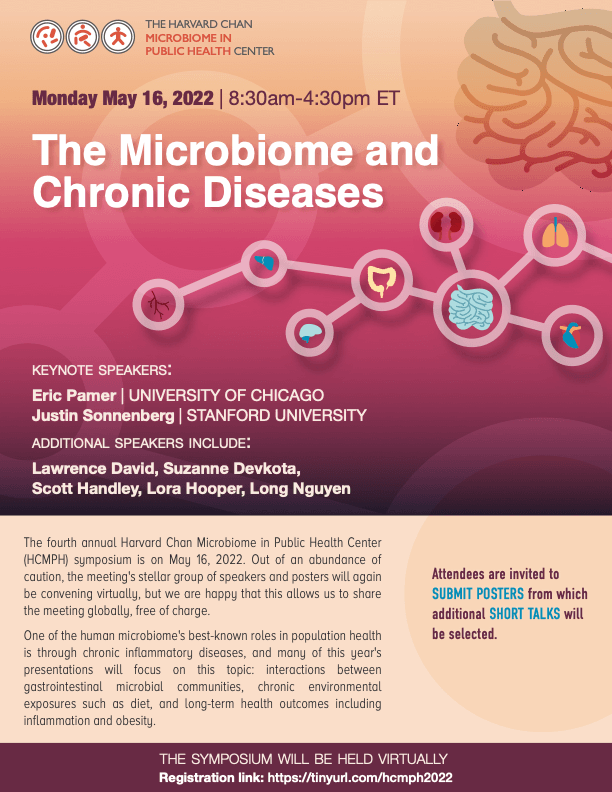 Harvard Chan Microbiome in Public Health Center Symposium flyer