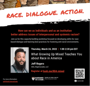 Race Dialogue Action flyer