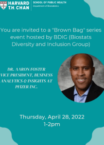 BDIG Brown Bag Series with Aaron Foster