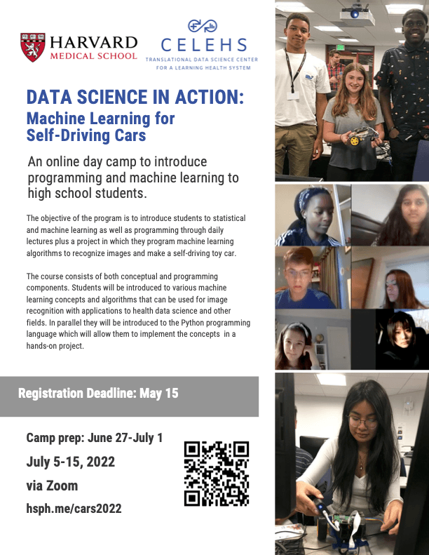 CELEHS Data Science Summer Program flyer