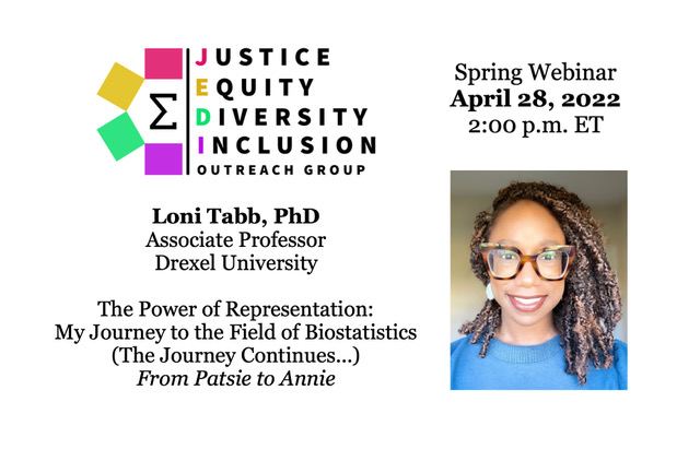 Justice Equity Diversity and Inclusion spring webinar flyer