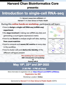 HBC Introduction to single-cell RNA-seq Data Analysis Workshop