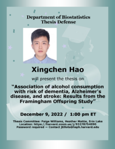 12-09-2022_Thesis Defense - Hao, Xingchen (Flyer)