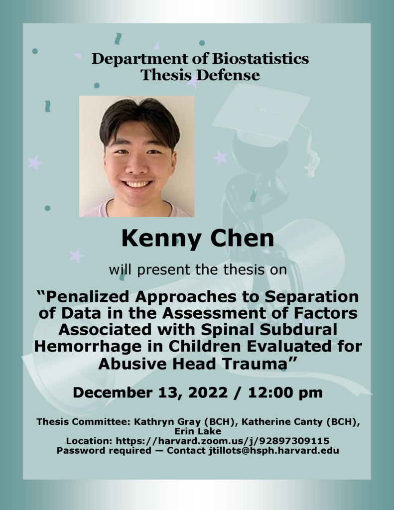 Thesis Defense - Chen, Kenny (flyer)