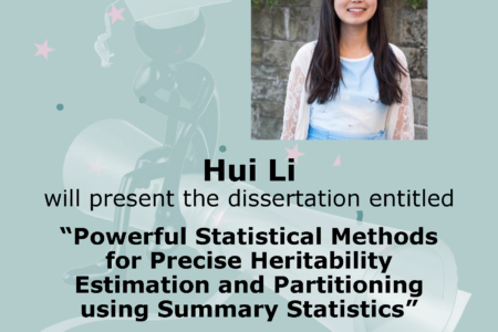 Dissertation Defense - Hui Li (Flyer) for May 8 2024
