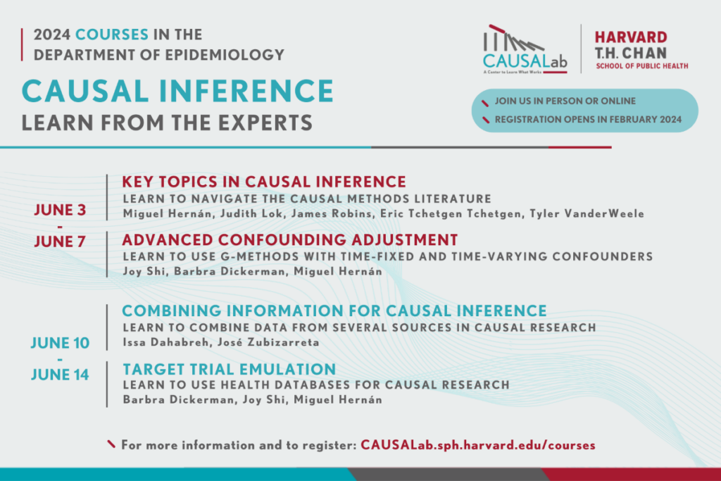 causal inference course flyer
