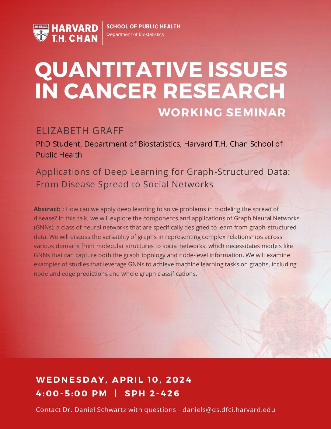 Quantitative Issues in Cancer Research Working Group Seminar