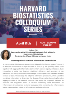 Harvard Biostats Colloquium flyer