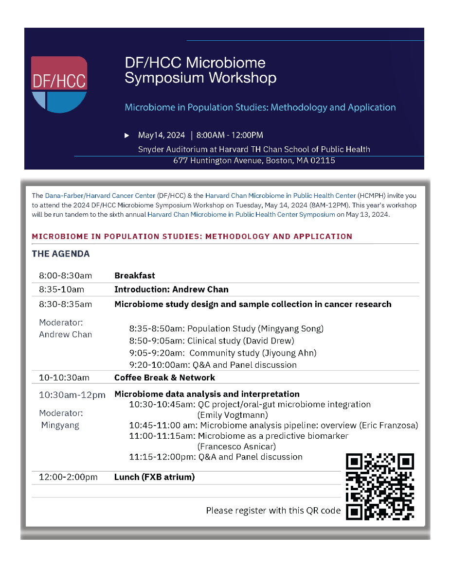 DF/HCC Microbiome Symposium Workshop 