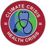 Climate Crisis = Health Crisis button