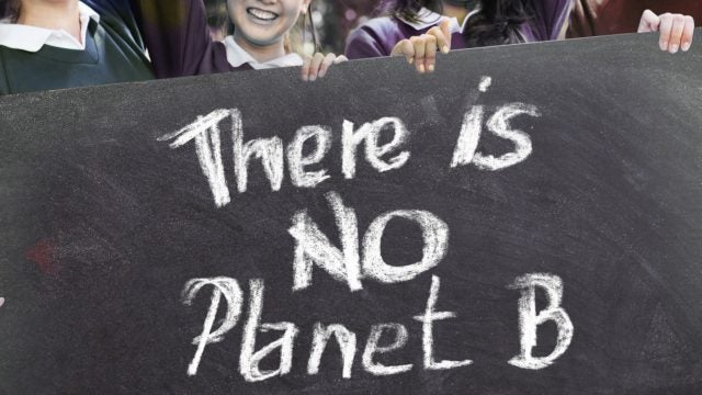 Sign Saying "there is no Planet B"