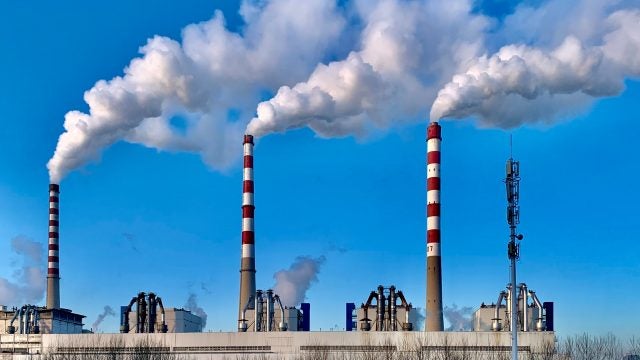Air pollution from power plants