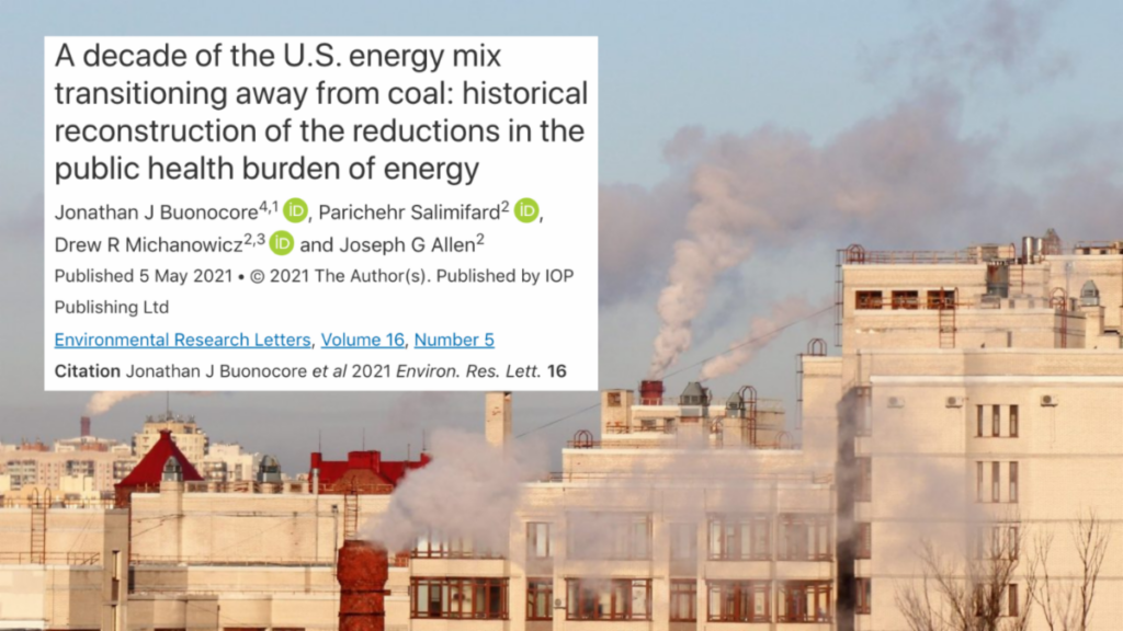 Cover of our study on the U.S. energy mix