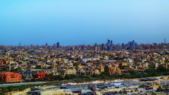Cityscape shot of Kuwait