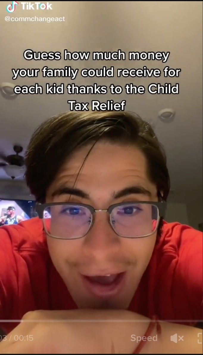 TikTok video on the Child Tax Credit by Carlos ( @carloschavezl)