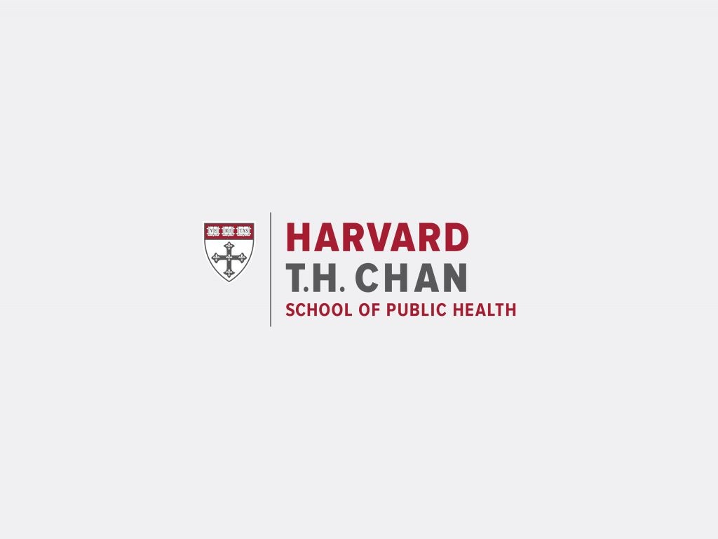 Harvard Chan School stacked logo lockup