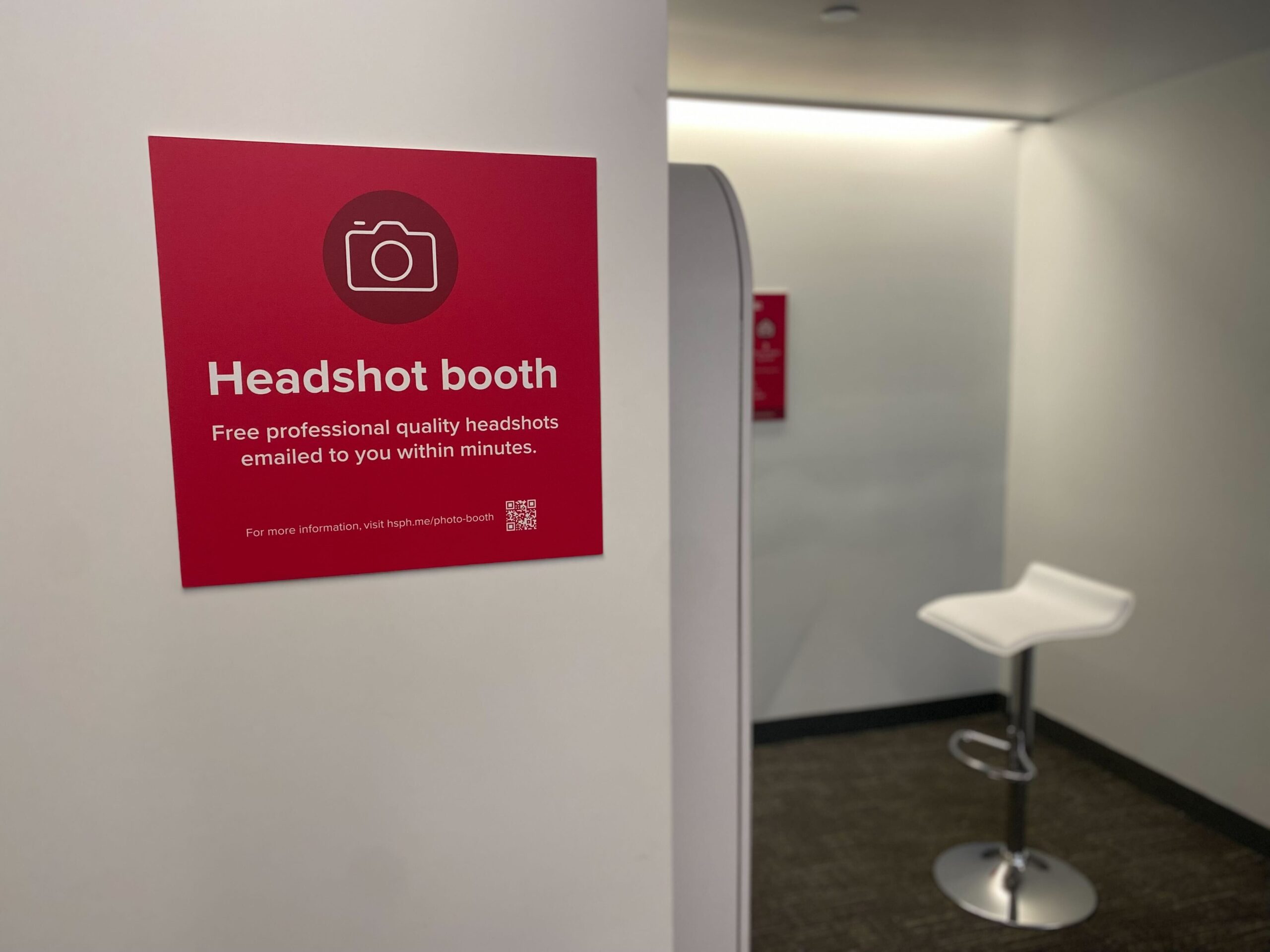 Headshot booth