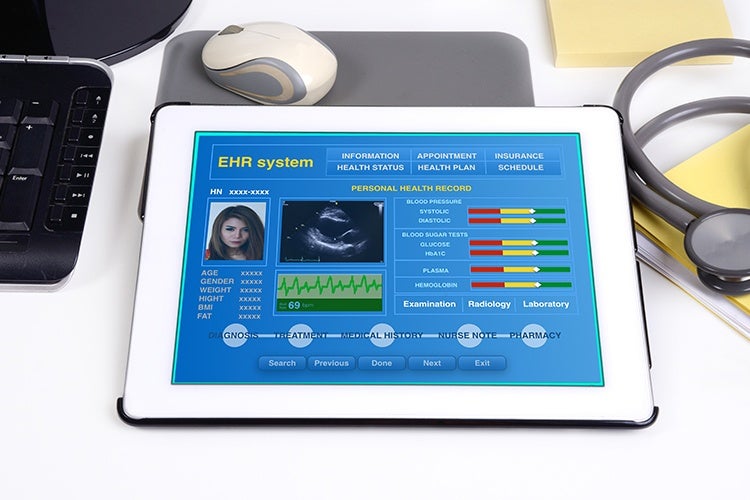 EHR system image