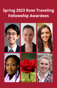Headshots of the five 2023 Spring rose fellows