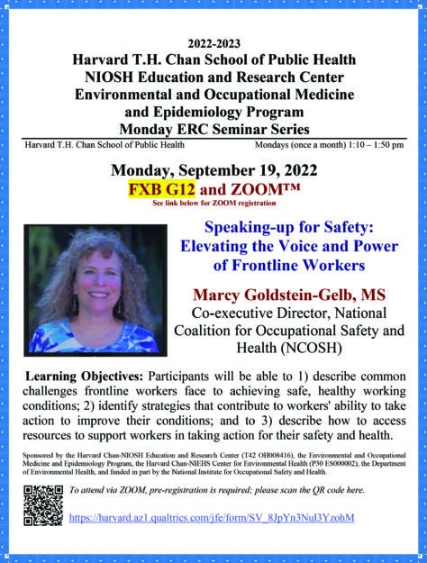 Poster for Speaking-up for Safety: Elevating the Boice and Power of Frontline Workers
