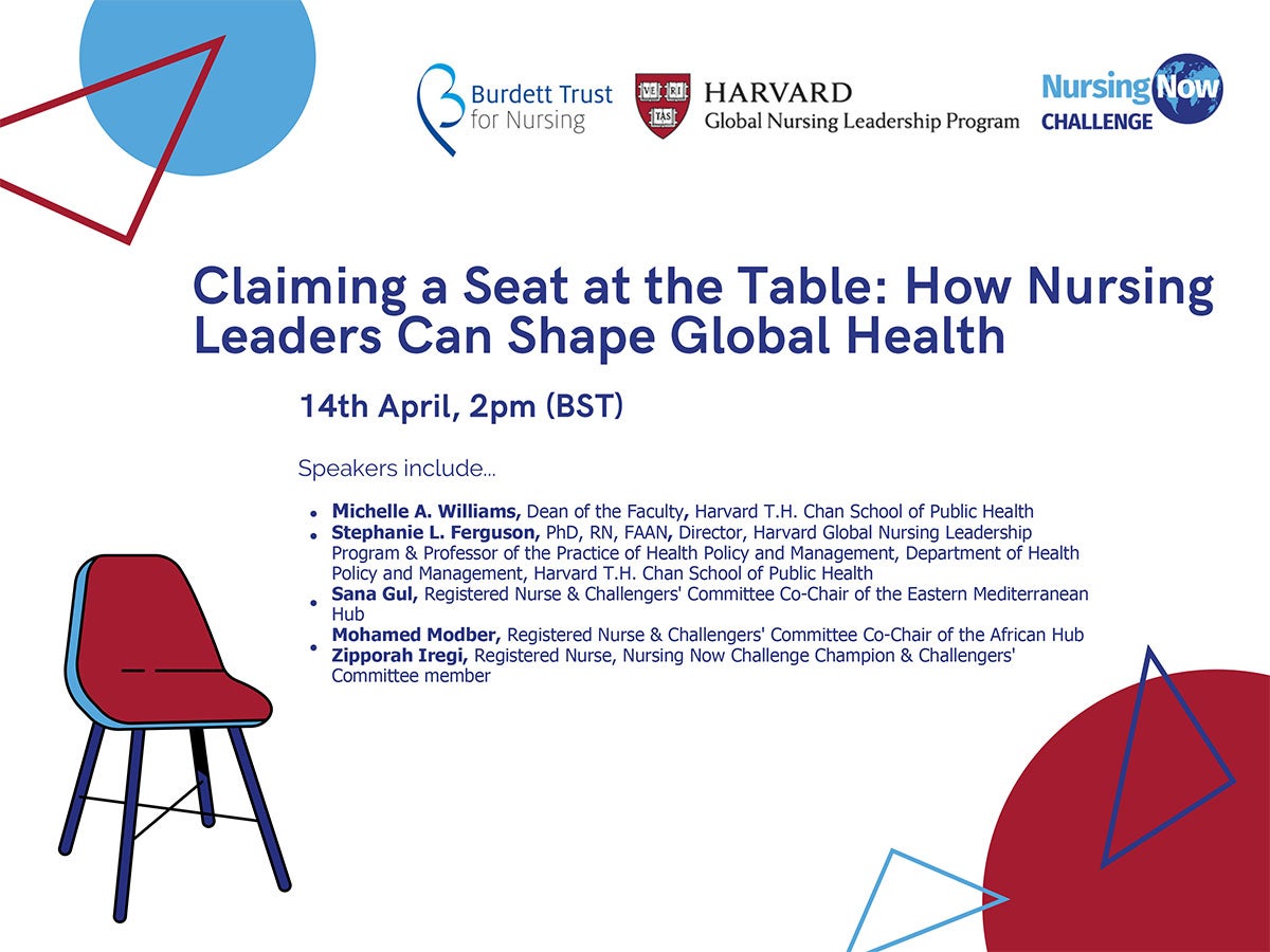 Claiming a Seat at the Table How Nursing Leaders Can Shape Global Health poster