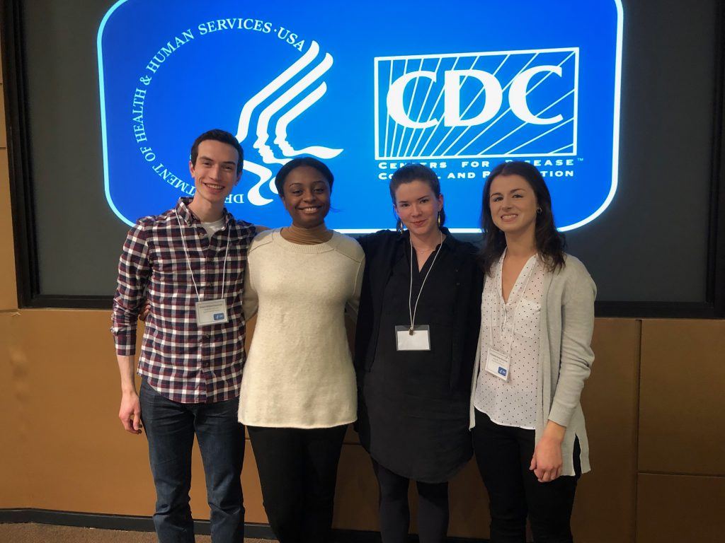 photo of student participants at CDC headquarters