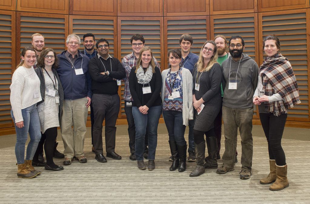 Group photo of the Duraisingh Lab at the IID Retreat 2018