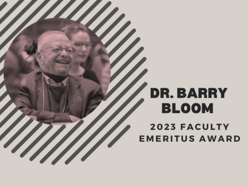 Berry Bloom 2023 Faculty Emeritus Award