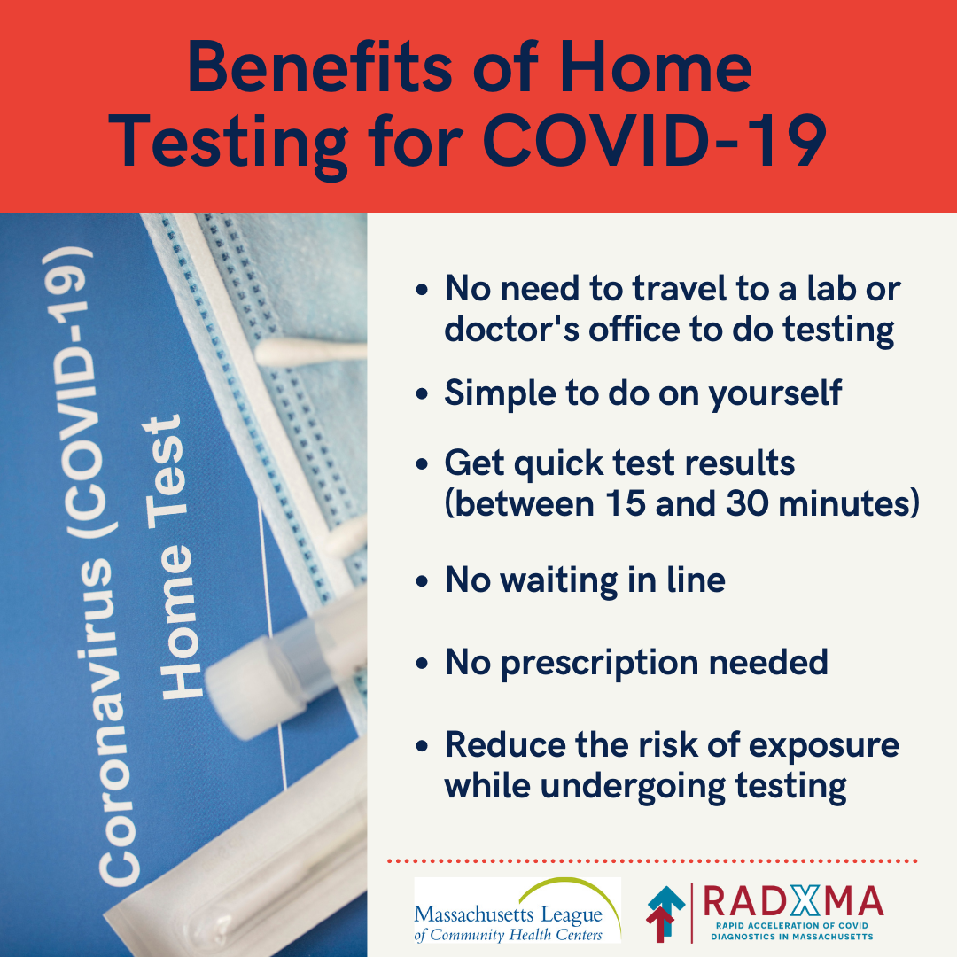 Benefits of home testing for COVID-19