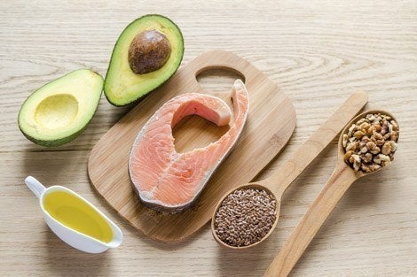 Food with unsaturated fats
