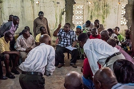 On the Ground: Alumnus Battles the Nightmare in Liberia