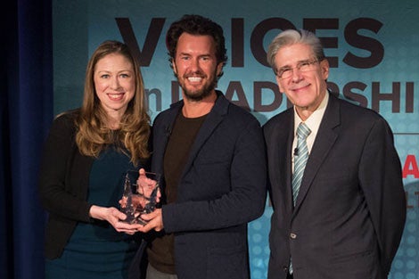 Chelsea Clinton, TOMS founder Blake Mycoskie share insights on global health leadership