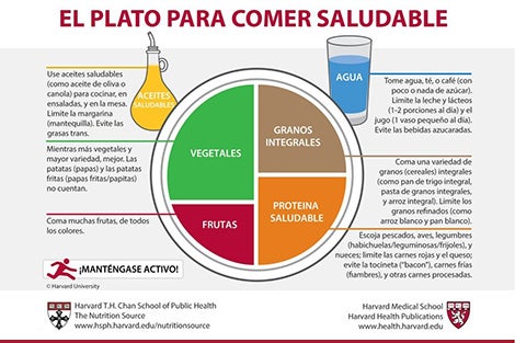 Healthy Eating Plate Spanish translation