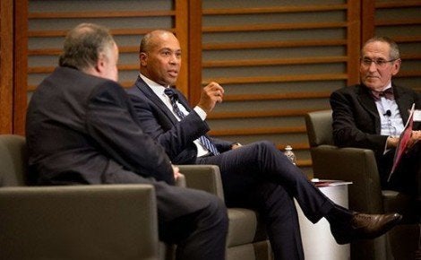 Deval Patrick with Leonard Marcus and Barry Dorn