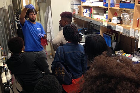 Local students learn about public health on Harvard Chan tour
