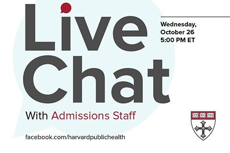 Admissions staff to hold Faceboook Live chat